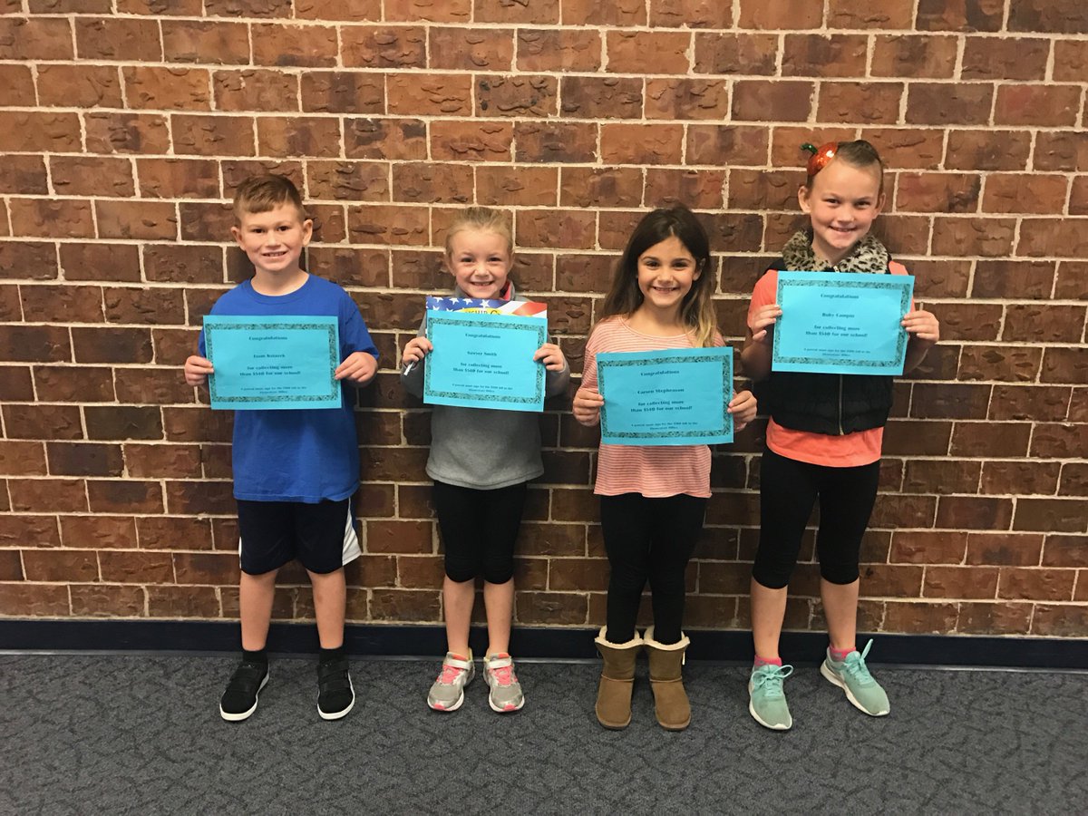 PlattsmouthElem's tweet photo. These students raised more than $540 for our PTO fundraiser. #WayToGo #FunRunFundraiser https://t.co/ErBrkJWhHj