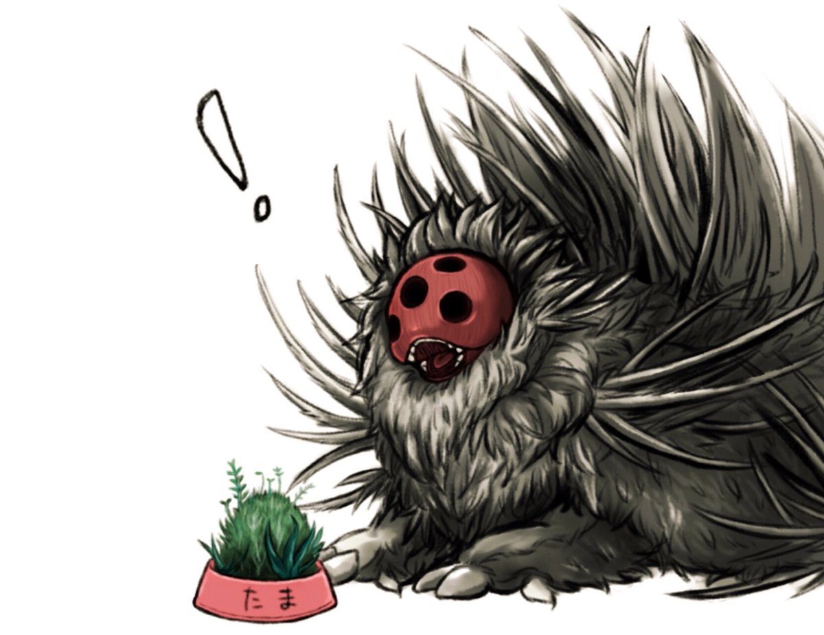 I 描いた タマウガチは 獰猛じゃなければ 可愛いのになぁ 針も狩場も失くして ちょっと可哀想だったから ごはんを与えたい 草食 どのキャラクターも魅力的だけど 特に好きなのはオーゼンさんです メイドインアビス