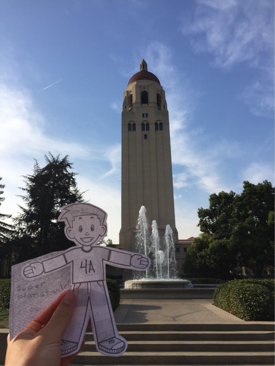 Sean4d's tweet photo. Thank you @Stanford @stanfordwswim & my cousin @forde_b for showing #4A #ASMStanley around campus! Good luck this year!! #GoStanford #Team4D https://t.co/yApUv10imL