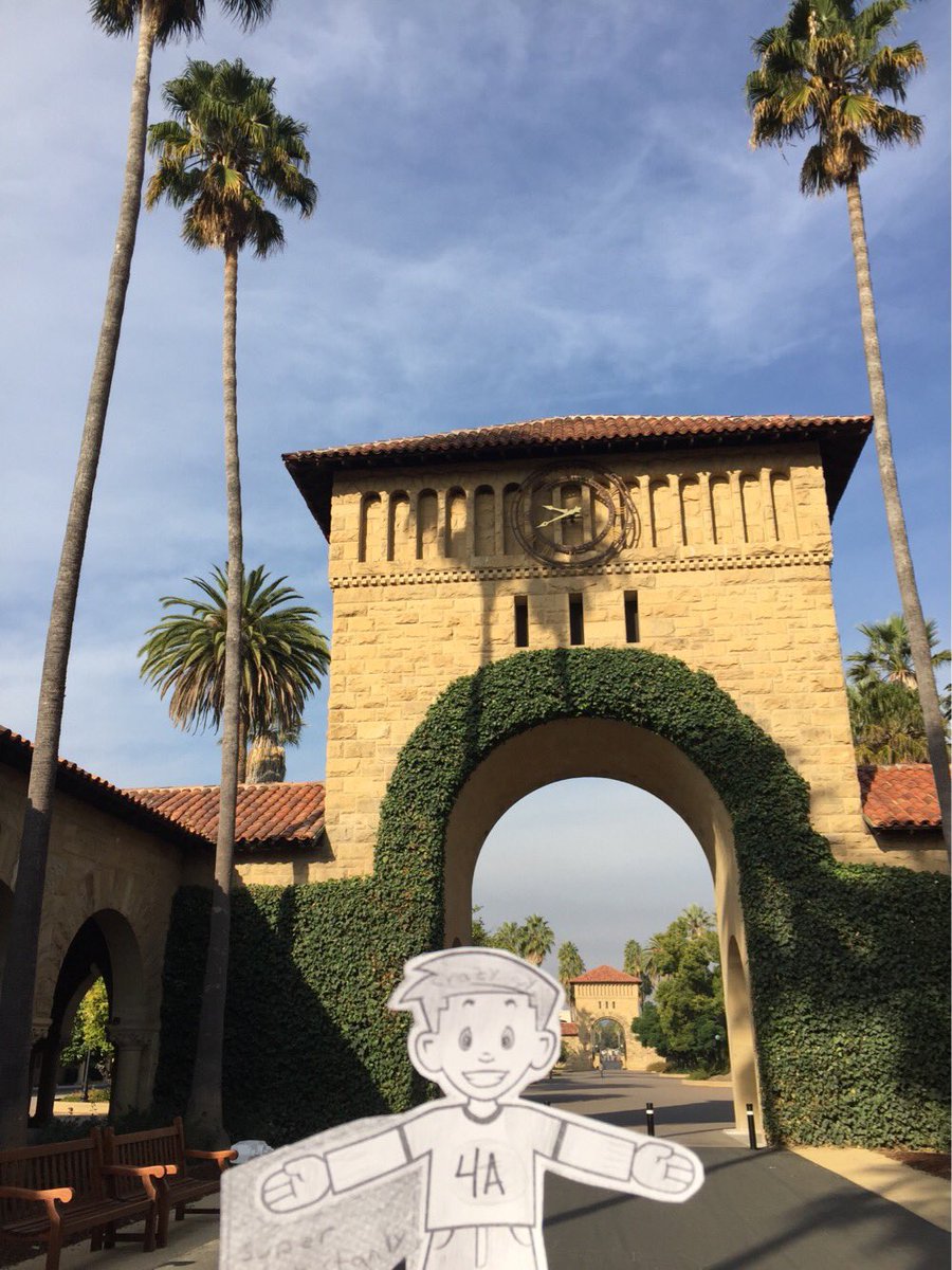 Sean4d's tweet photo. Thank you @Stanford @stanfordwswim & my cousin @forde_b for showing #4A #ASMStanley around campus! Good luck this year!! #GoStanford #Team4D https://t.co/yApUv10imL