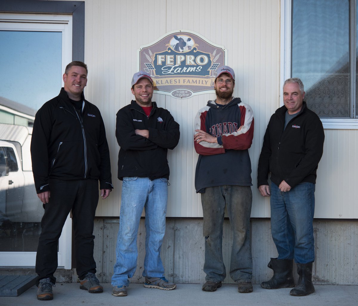 EastGenGenetics's tweet photo. Congratulations to Fepro Farms of Cobden, ON, winners of our first 2 embryos in our "Get More Heifers" promotion last month. #getmoreheifers https://t.co/C7MBZFLN3r