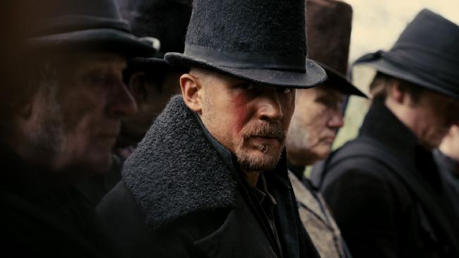 TheStellaRae's tweet photo. Because it's unlikely Tom Hardy dressed as James from @TabooFX will beg me to kiss him in the rain... #WhyIWrite #TomHardy #romance #BDSM https://t.co/56YPHsZwZR