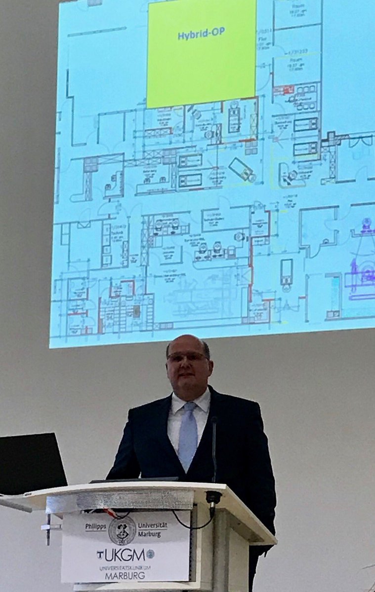 PhfFischer's tweet photo. Inauguration of next generation cardiovascular Hybrid-OR with #Artispheno in #Marburg #BernhardSchieffer #cardiologyrocks https://t.co/sEAFkLQFf5