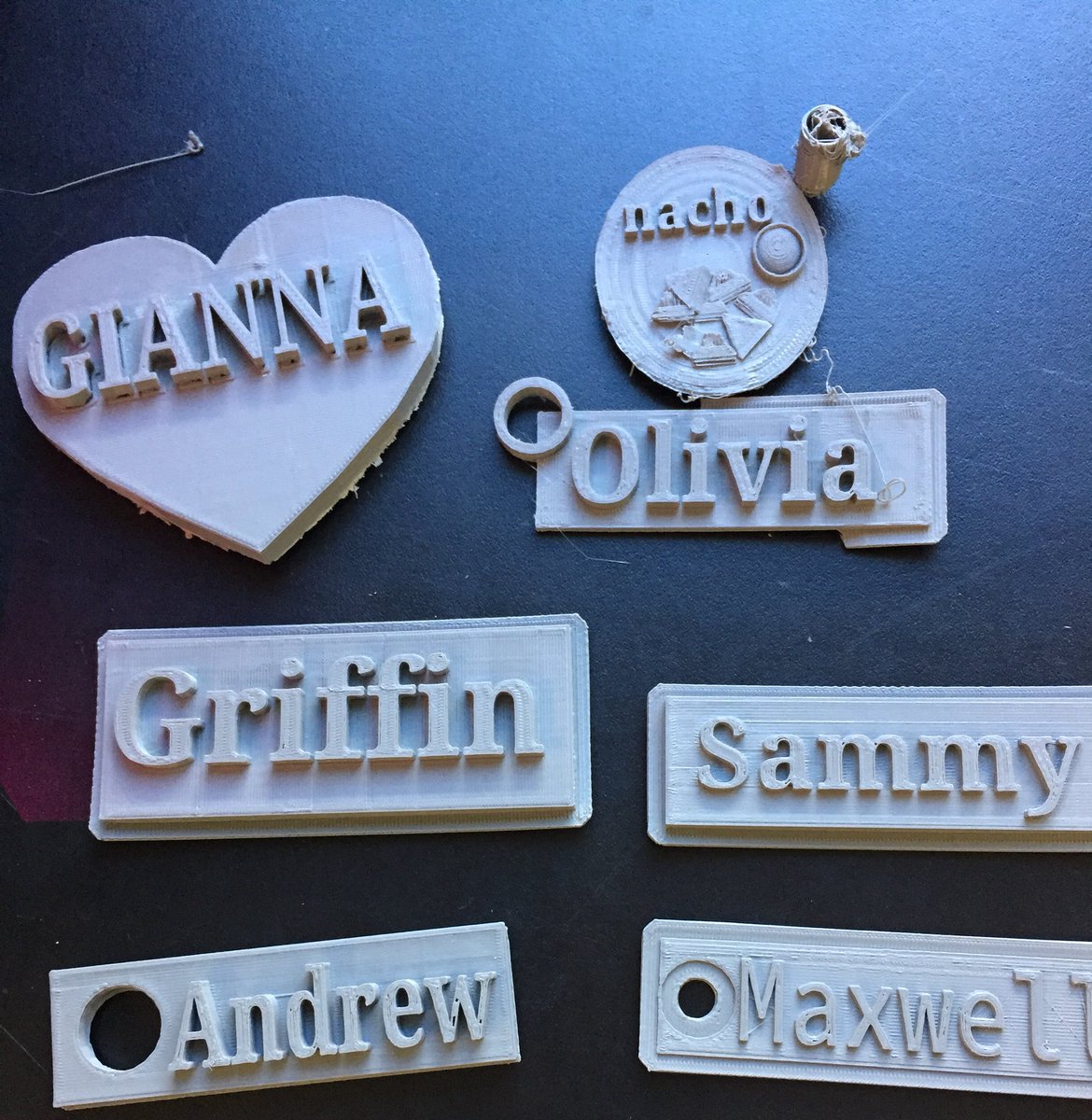 More than 75 amazing projects created by students over the past 2 weeks on the library's 3D printer!