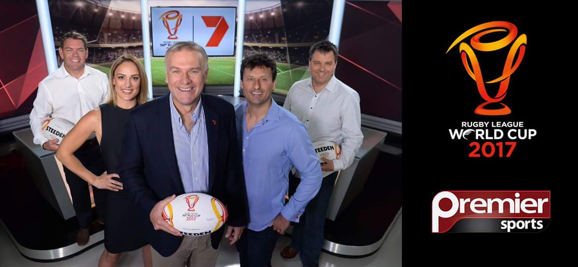 TheGameCaller's tweet photo. Premier Sports coverage of #RLWC17 is going to use the full studio and game commentary direct from Australia's host broadcaster @Channel7 https://t.co/oqlBKKplhc
