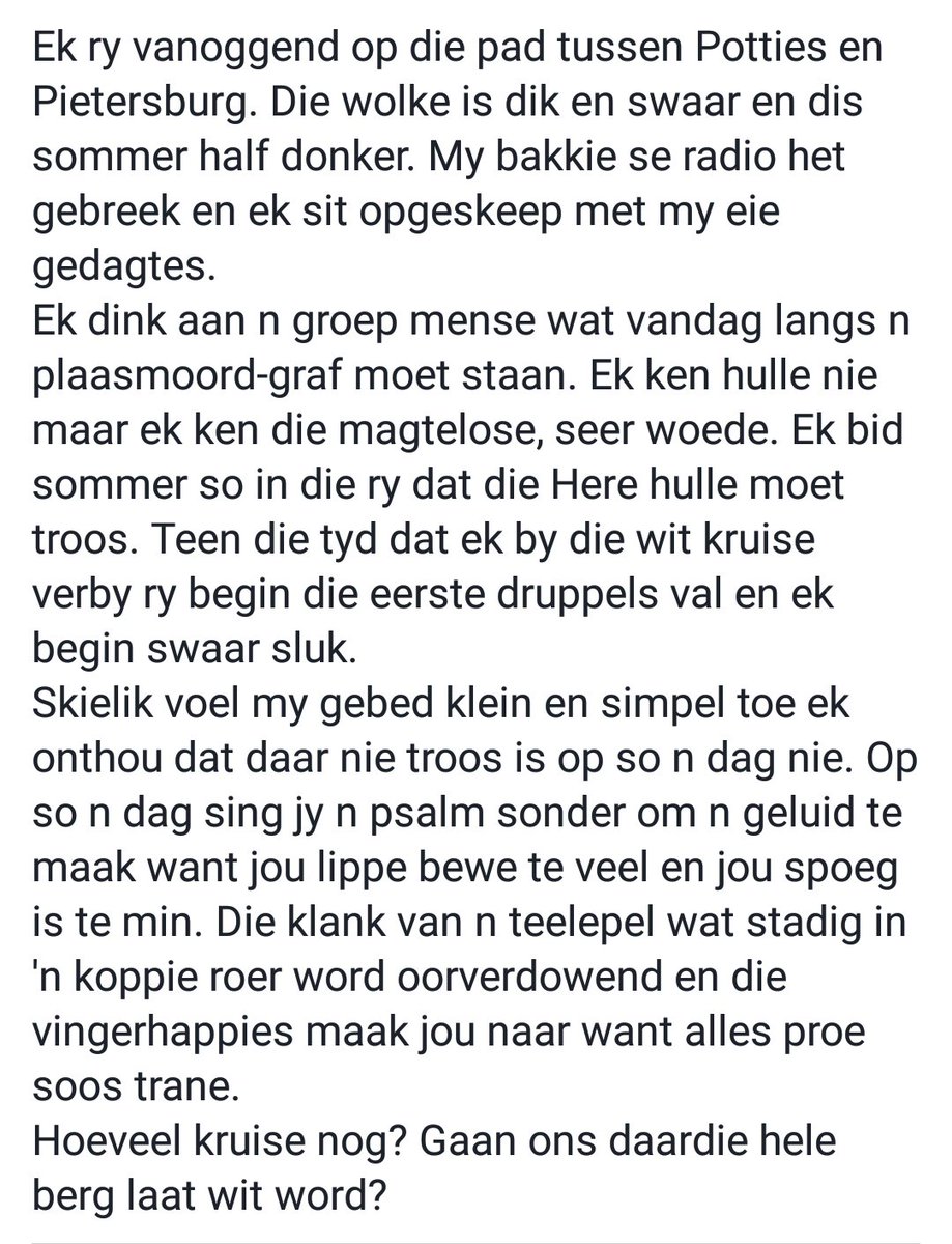 feltbrand's tweet photo. #Stopdiemoorde #Plaasmoorde #Boerverset #Afrikaans https://t.co/yY6aACUOiE