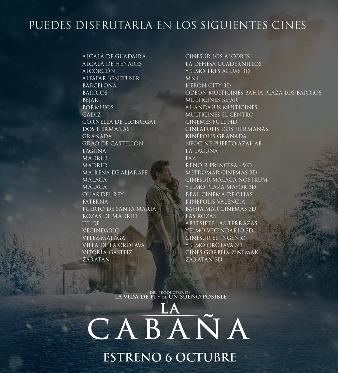 lacabanapeli's tweet photo. Puede ser que aún no hayas visto #LaCabaña??No te preocupes y búscala en los cines! https://t.co/TufY9gM4wI