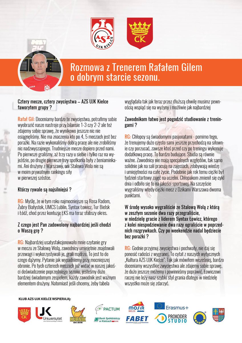 ujkbasket's tweet photo. #2lkosz Krótki wywiad z trenerem https://t.co/kxRKW9nNVO