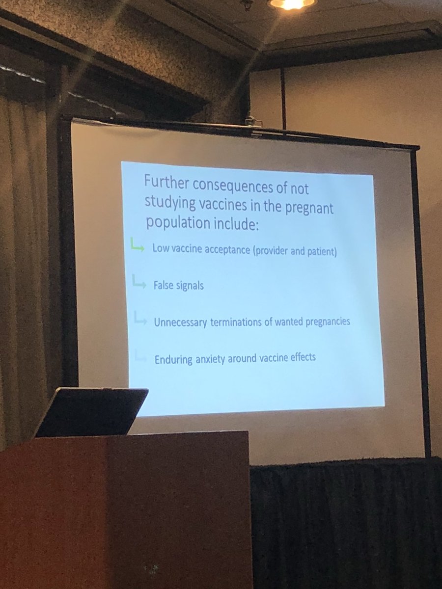 SMorain's tweet photo. Telling examples from @pregnancyethics how avoiding all research in pregnancy is NOT the “safe” approach #ASBH16 https://t.co/s0fEubOHZw