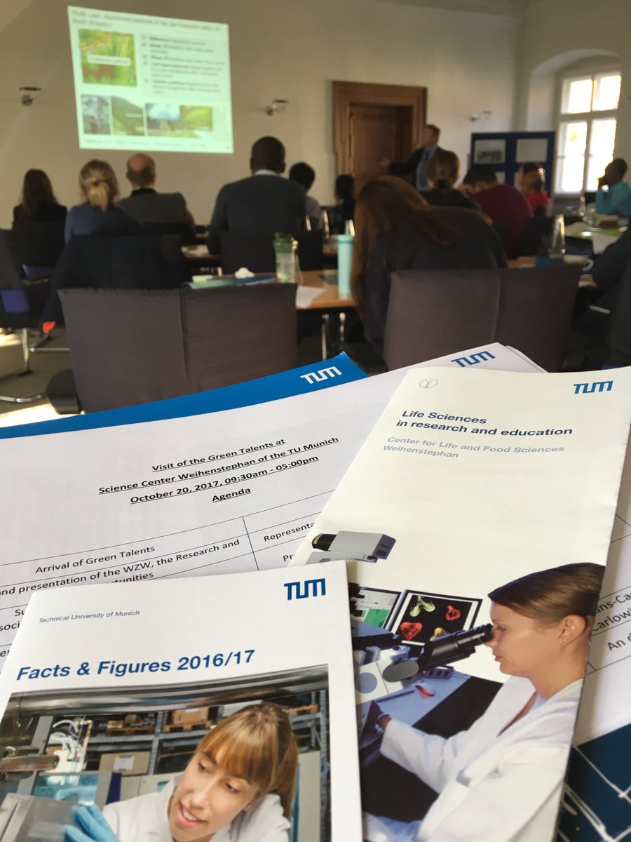GreenTalents's tweet photo. Thanks so much for this overwhelming look behind the @TU_Muenchen's #sustainability curtain! Really inspiring day for the #GreenTalents! https://t.co/9d40MncHw3