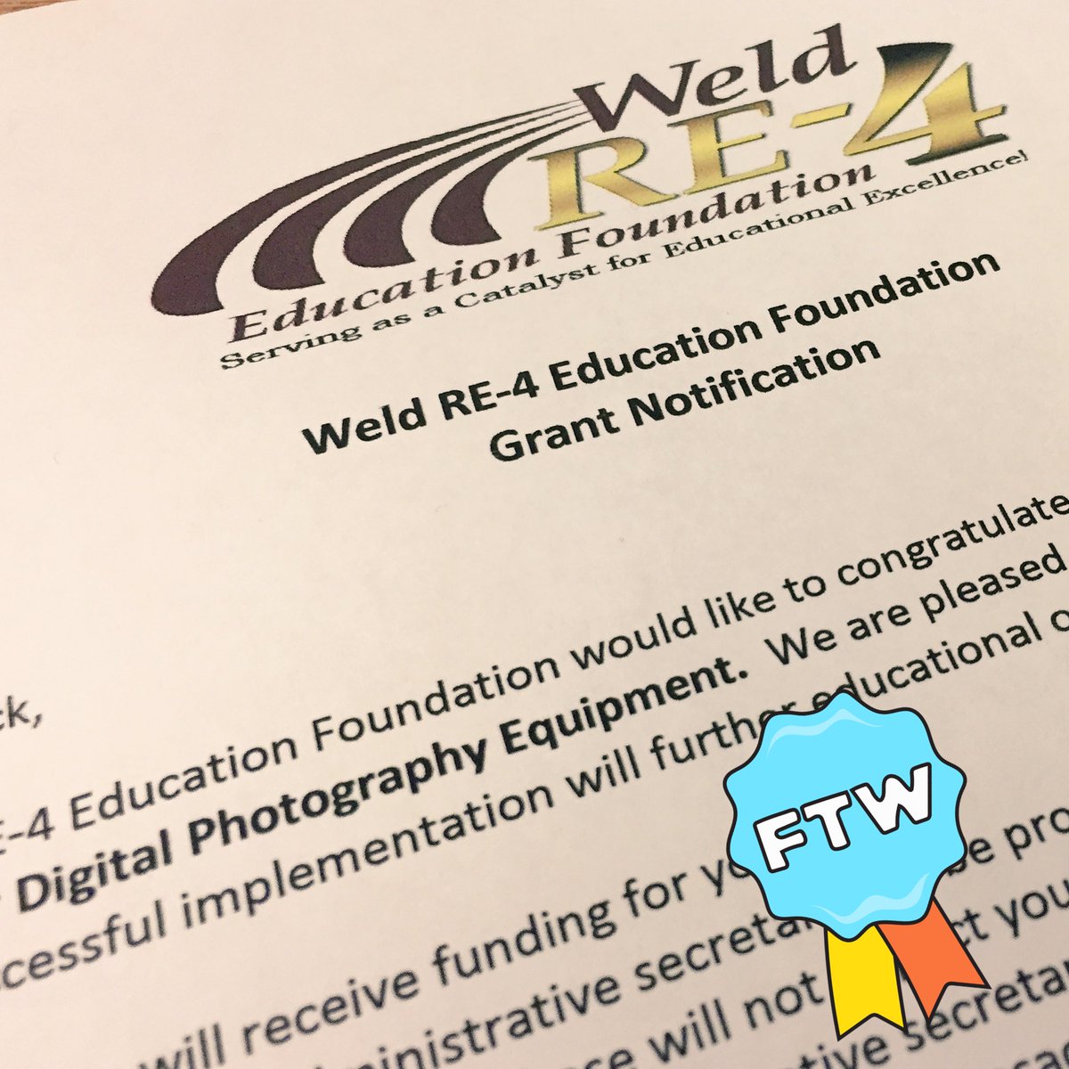 CGluklick's tweet photo. #thankyou #weldre4! #honored #excited #forthekids #windsorwizards #photography https://t.co/QvyCkAQtya