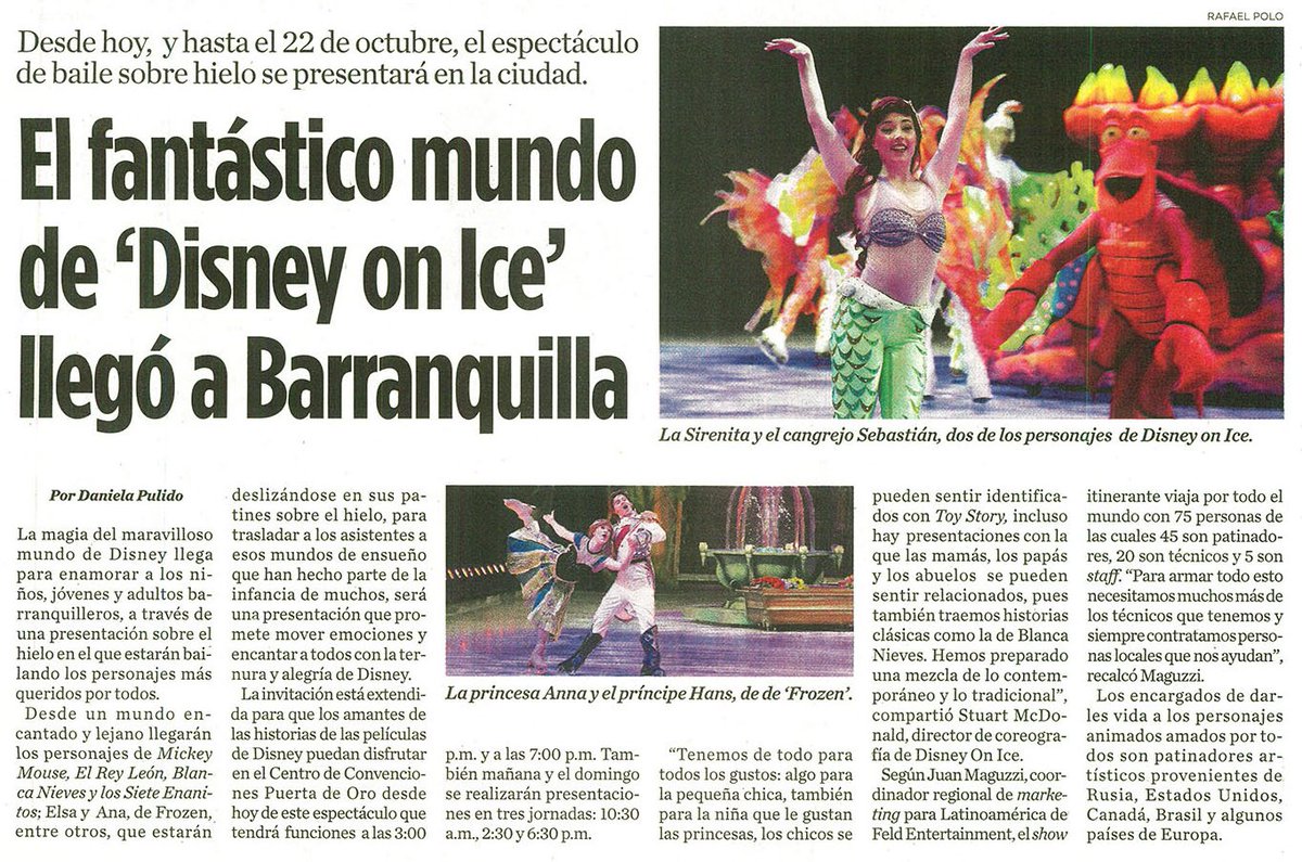 Tuboletaoficial's tweet photo. HOY #Barranquilla está en modo #DisneyOnCe PRIMERA FUNCIÓN
COMPRA YA #TuBoleta https://t.co/sFv1uKb6K5 https://t.co/MnuNSBpjqF