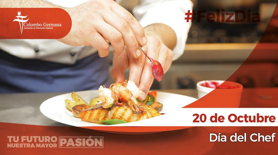 UniGermana's tweet photo. Feliz día a todos los profesionales de la gastronomía que nos deleitan con sus preparaciones. #SomosColombo https://t.co/IWM4zaTfi2