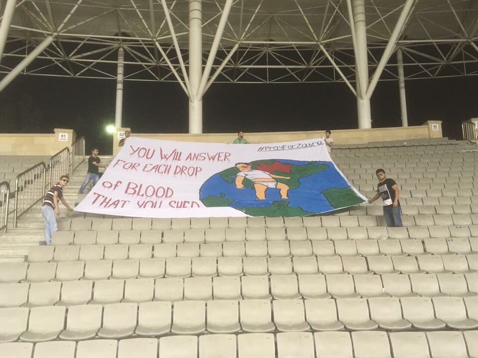 Bu pankart heçbir türk mediasında paylaşılmadı. #sabahgazetesiözürdilesin