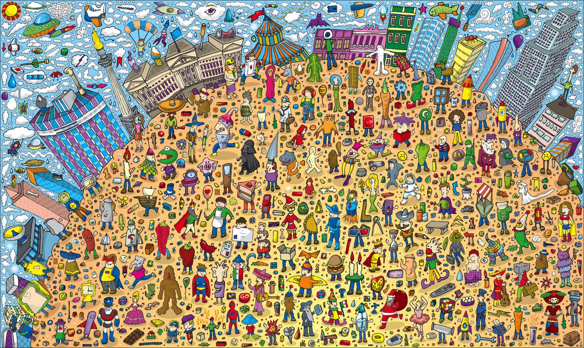 AlexievG's tweet photo. Buscando en la plaza de la ciudad - Revista Genios 1018 https://t.co/fPCf9m7gAO