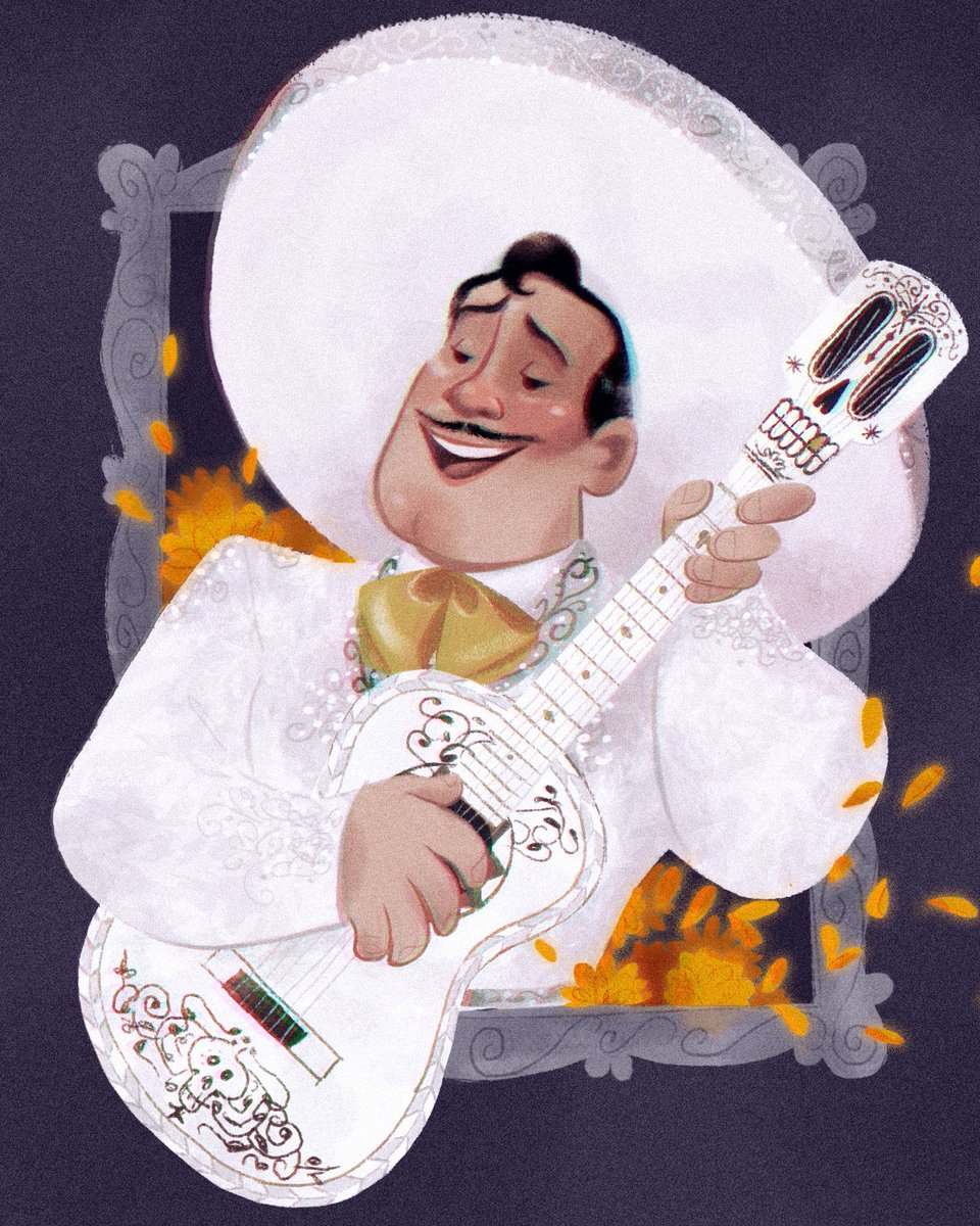GemmaRoman's tweet photo. Here's a little illustration I did inspired on #ErnestoDeLaCruz from de new @DisneyPixar movie @pixarcoco 💛🎬📺
#pixarcoco https://t.co/2PWWSyjisS