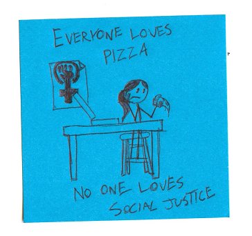 jpnsntbk's tweet photo. Everyone loves pizza, no one loves social justice (@dietcokehabit) https://t.co/8HwceXPJ6O