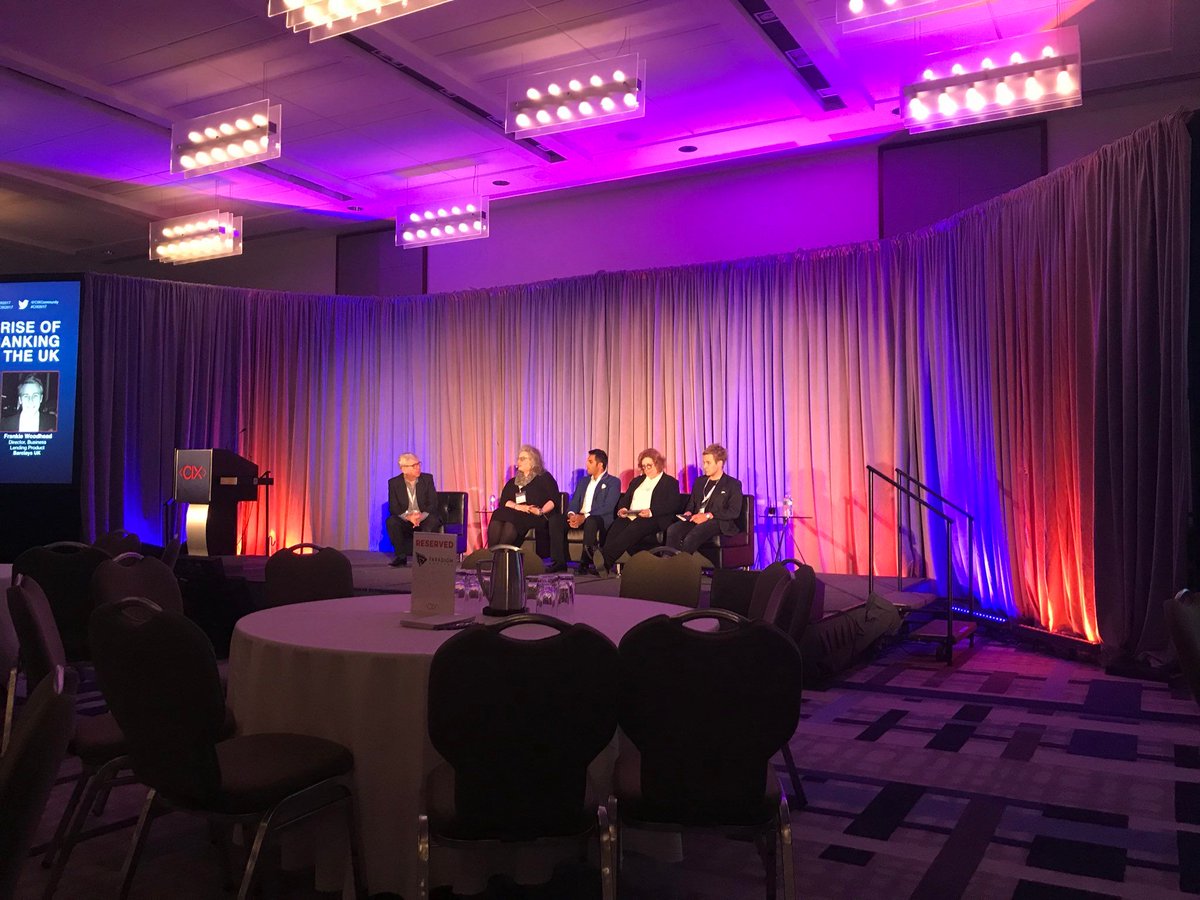FinMKTG's tweet photo. #CIX2017 panel says AI’s biggest impact on banks will be on unstructured data https://t.co/VsyQovYA61 https://t.co/nE98PDSuk5