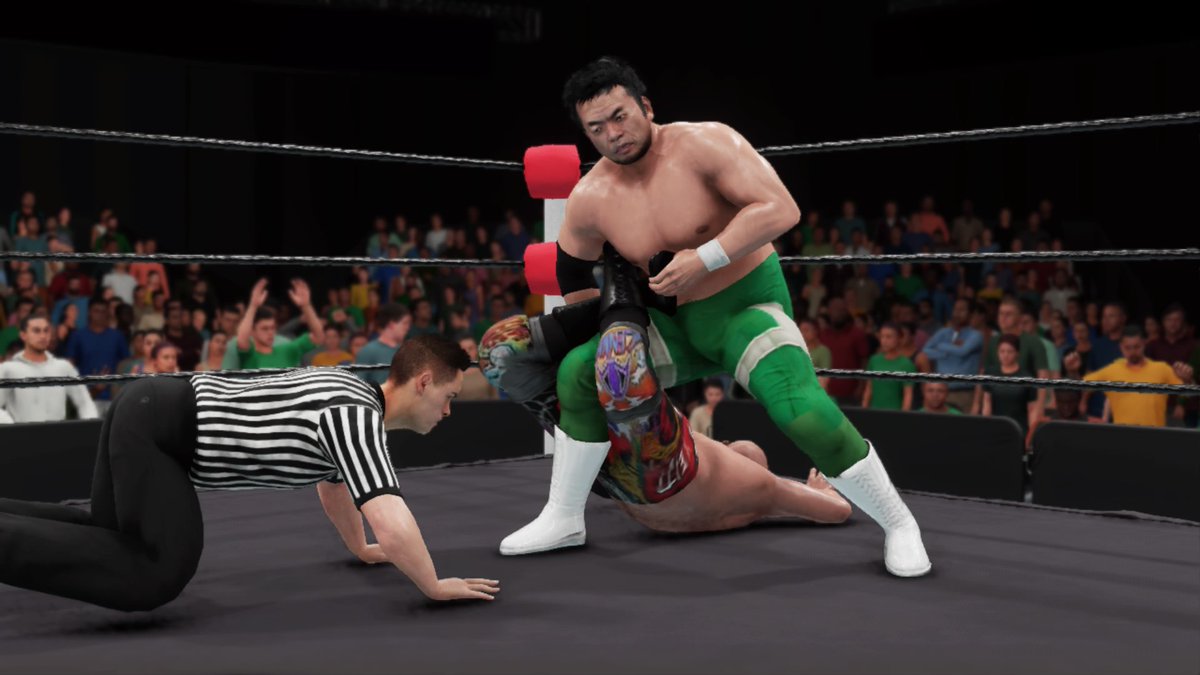 John_oculus's tweet photo. #Misawa vs #Mutoh #wwe2k18  #PS4share https://t.co/P10GdgpzYA