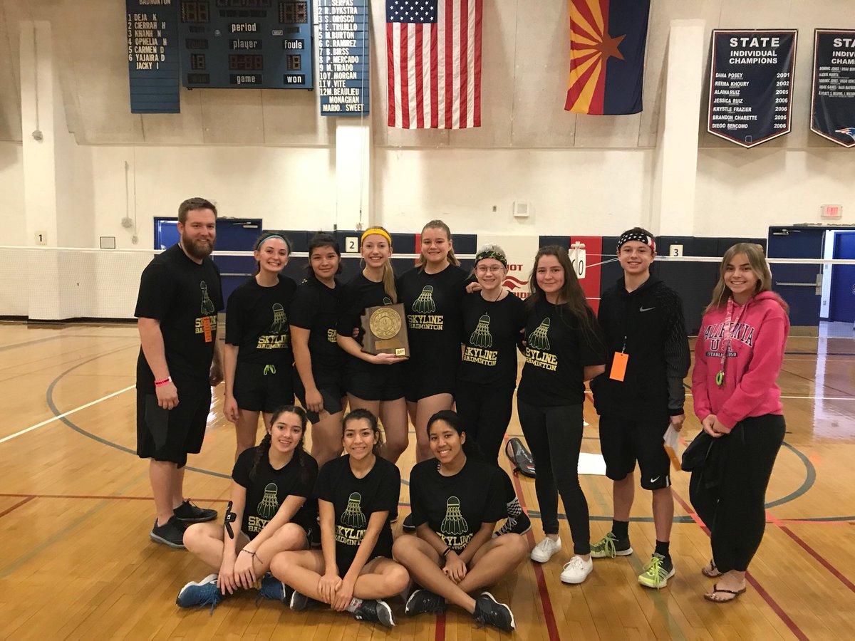 SkylineCoyote's tweet photo. Skyline Badminton - EAST VALLEY REGION CHAMPIONS!  Congratulations... https://t.co/ZQ5rK4Cq5Q