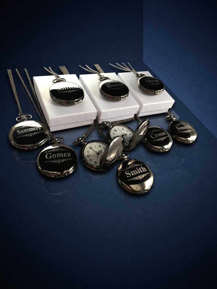WeddingWidget's tweet photo. 11 Personalized Pocket Watches - 11 Groomsman engraved gifts - Us… https://t.co/Fo1qwJn8TL #weddingwidget #GroomGift https://t.co/atx40QHISw