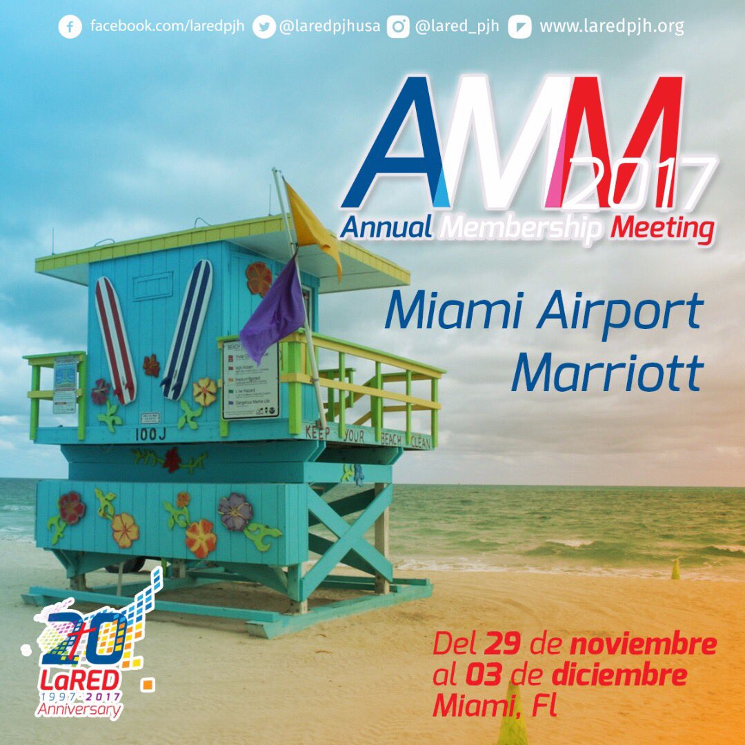 laredpjhusa's tweet photo. Nos vemos en Miami !!!! #AMM2017 https://t.co/YltyraRw5E
