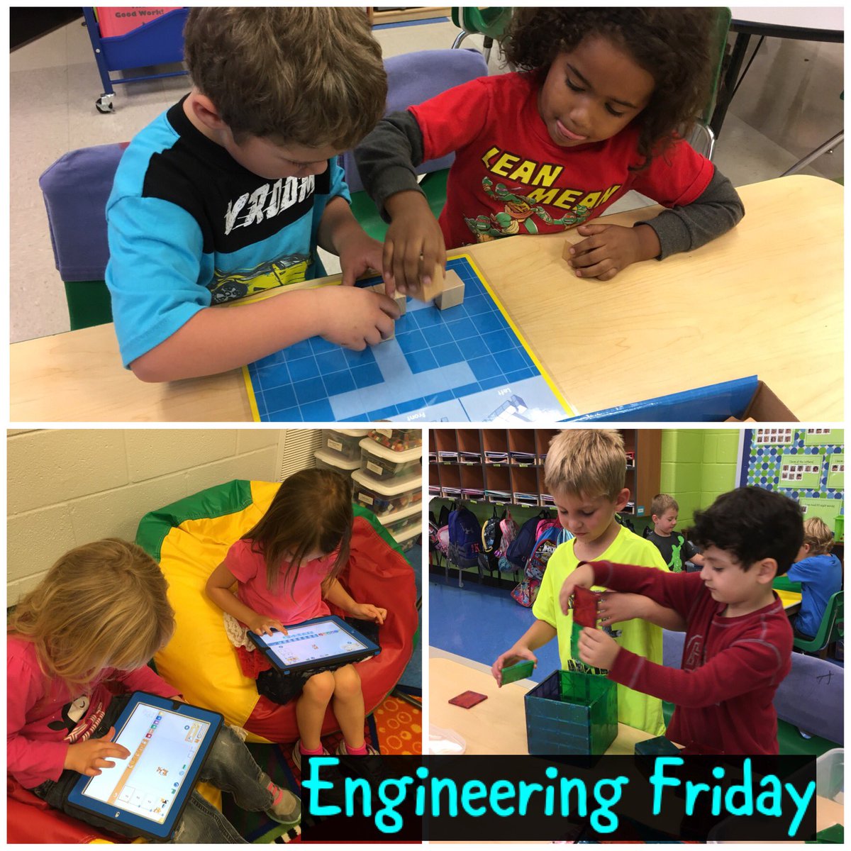 mrsbeachteaches's tweet photo. Work together, bend your will, compromise, make a plan, make it happen, make it better. #engineeringfriday #kindergartencan https://t.co/IZRxDfFrc9