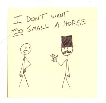 jpnsntbk's tweet photo. I don't want too small a horse https://t.co/5Bh9VeTVwJ