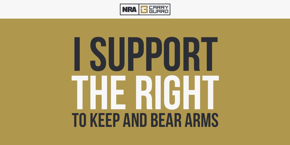 NRACarryGuard's tweet photo. RETWEET if you support the Second Amendment. https://t.co/sL8mt0s8Ei