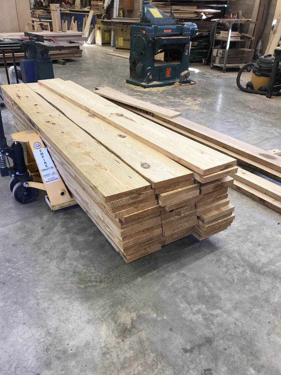 nfa_carpentry's tweet photo. Stack of pine all planed and ready to become buddy benches # nfacte #nfacteva https://t.co/ckqi91ifas