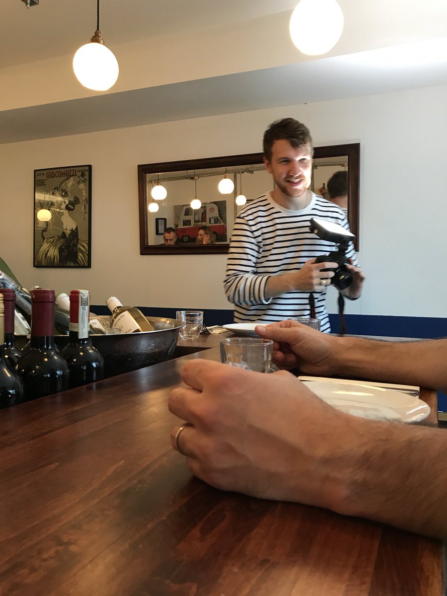 Last <a href="/CinCinUK/">Cin Cin</a> related tweet today - photo shoot of this fantastic place with <a href="/darowswell/">Dave Rowswell</a> - not sure who the huge hands belong to?