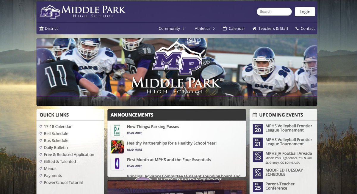 Take a look at the new look of East Grand School District in Colorado. Their #schoolblocks websites are looking Grand!