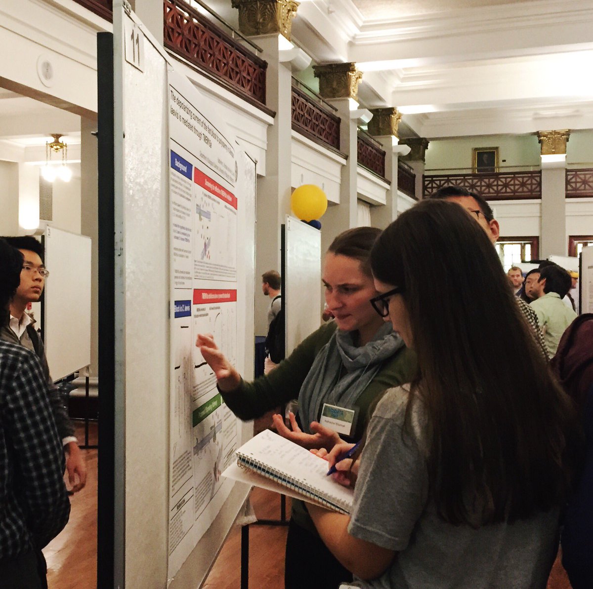 carlson_lab's tweet photo. Katie &amp; Wase represented the lab well today at #PittScience2017 #pittbiosci https://t.co/ZTA2zSGmAt