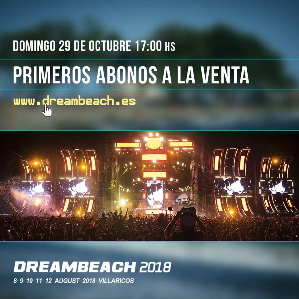 DreambeachFest's tweet photo. Toma nota, el día 29 PRIMEROS ABONOS😎

#SORTEO de abono individual RT + FOLLOW y serás el primer #Dreamer de #Dreambeach2018

#GoVillaricos https://t.co/jtZ0nmUVg1
