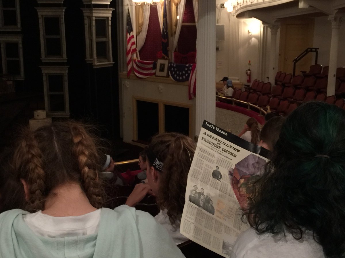 Room27Tweets's tweet photo. Fordโs Theatre #AMSBDC2017 #AR5 @AmityMSBethany https://t.co/DvbmcYDc7j