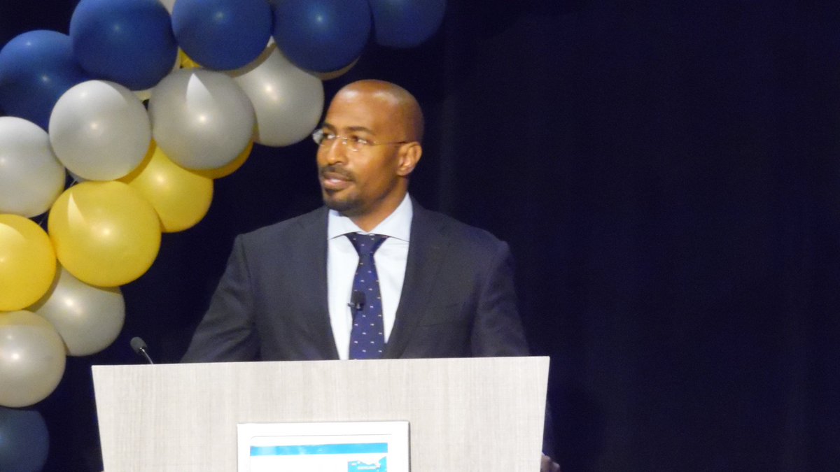 "What we do every day ... is a miracle in history," says <a href="/VanJones68/">Van Jones</a> about educators working for ALL students. #cgcs17