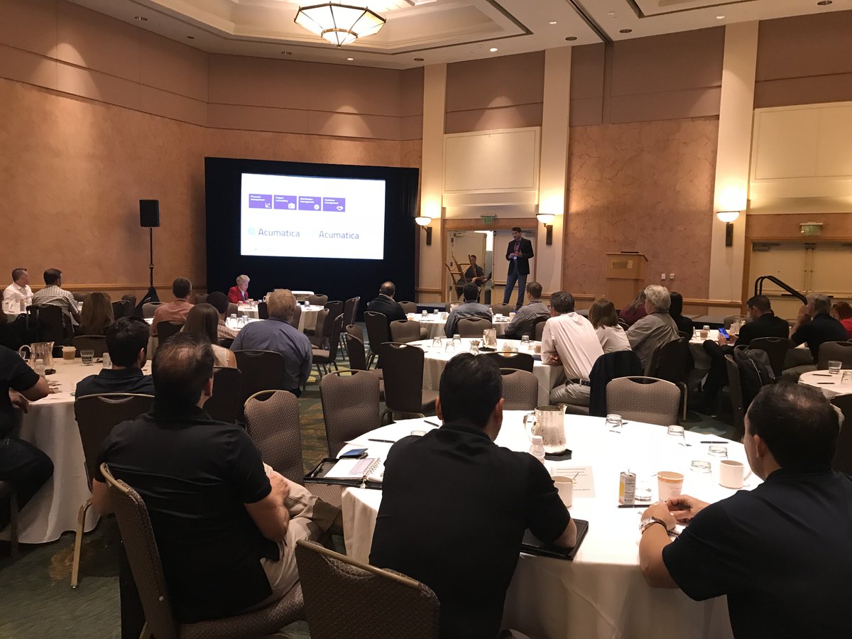 Acumatica's tweet photo. That's a wrap #Acumatica2017R2 #AcumaticaRoadshow! Here's Orlando photos &amp; early bird pricing for #AcumaticaSummit: https://t.co/OGYp5j556k https://t.co/8079ElwvJd
