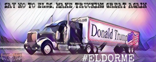 HeldrethKeith's tweet photo. @POTUS @SecElaineChao  we voted for you to make America great again...Start with the trucking industry and the damaging ELD MANDATE #eldorme https://t.co/szZkrLo1Gf