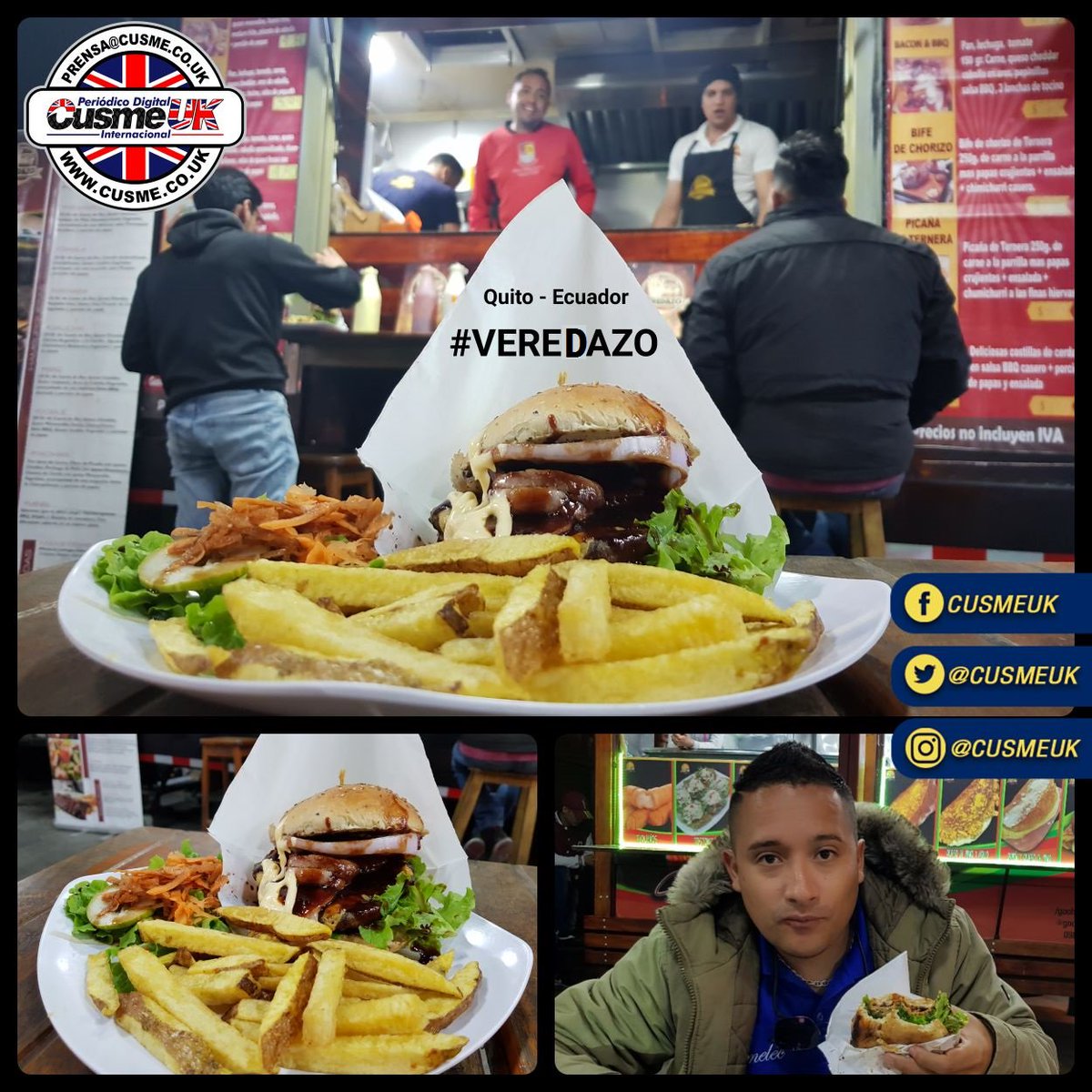 CUSMEUK's tweet photo. @CUSMEUK agradece por la #ExcelenteComida y la #MejorAtención de #VEREDAZO en el #sur de #Quito #Ecuador en #LaAntiguaEstacion https://t.co/Ozcl9ptk4Q