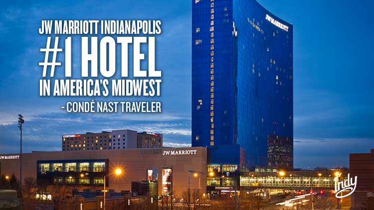 VisitIndy's tweet photo. #LifeGoals: Fly into the #1 airport and stay at the #1 hotel in the Midwest. Congrats @JWMarriottIndy &amp; @INDairport! #LoveIndy https://t.co/Q2SNVODAwI