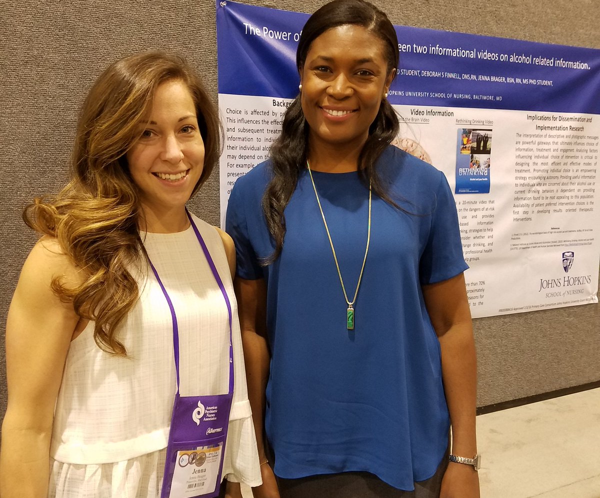 TamarRodney's tweet photo. #APNA2017 Poster presenters Jenna &amp; Tamar @dsfinnell @JHUNursing https://t.co/qaDSLt4TWD