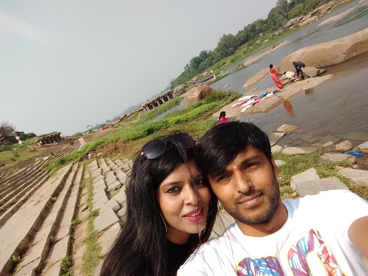 aswinbh's tweet photo. Tungabhadra River near Hampi.
#StandWithRivers #RallyForRivers @ishafoundation @rallyforrivers https://t.co/fMxyOprqsM