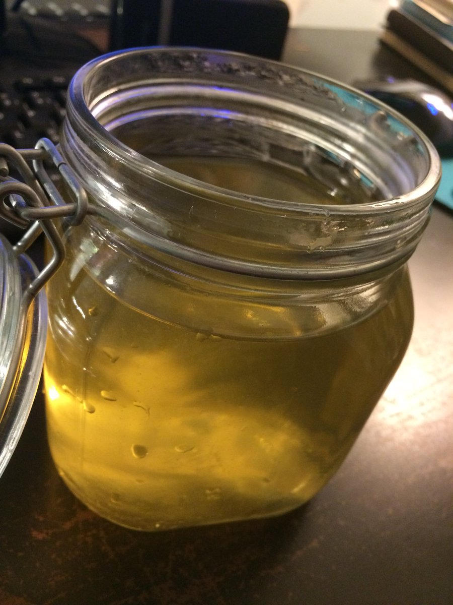 Chiligoat's tweet photo. I poured the tea off into an old glass receptacle so now it looks like Iโm just chugging this big jar full of hot piss. #jarate life i guess https://t.co/9HOomZXsHD