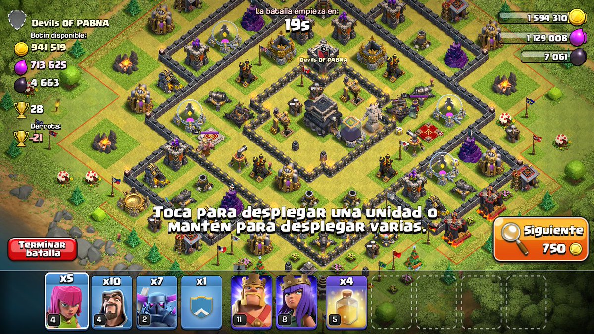 scoundrelSD's tweet photo. Quiero muuuuuchas aldeas así!! #ClashOfClans #CoC #botinaco https://t.co/P4zDTtrmm2