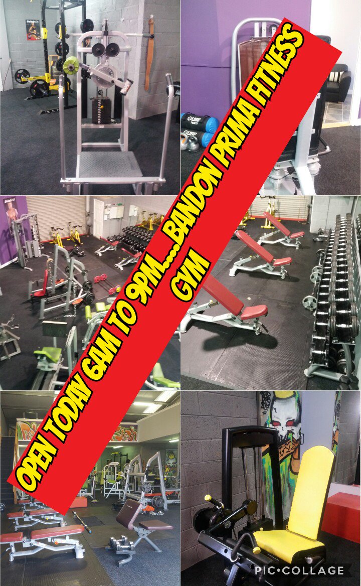RodneyYates8's tweet photo. BANDON PRIMA FITNESS GYM. https://t.co/JxrshBQ3F5