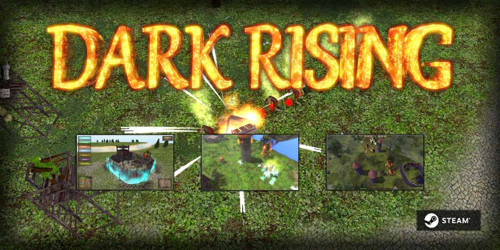 ClgDev's tweet photo. The day has finally come, my #indiegame Dark Rising has been released on #Steam today! Get it here: https://t.co/X5zTYtE8EI #indiedev #games https://t.co/wwCN2p5oPH