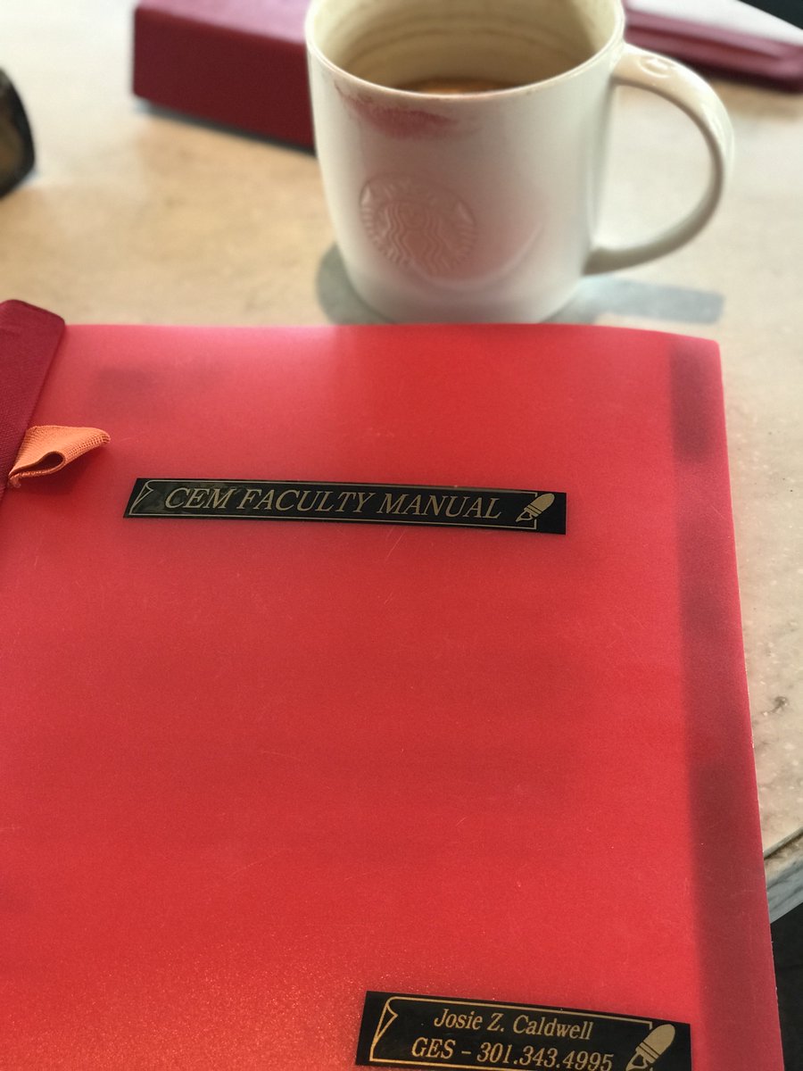 JosieCaldwell's tweet photo. Reading the CEM FACULTY MANUAL. I am looking forward to be a part of this group of professionals! #iaee_hq #IAEE #GESGLOBAL #CEM https://t.co/Kd7yfCvN4i