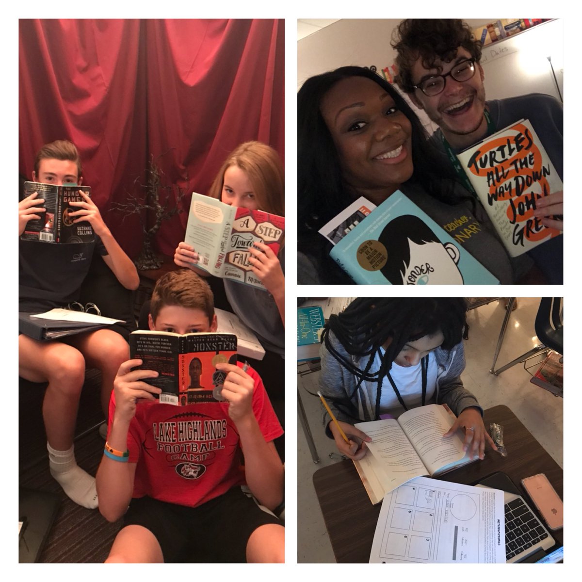 MrsSneed18's tweet image. I enjoyed visiting @Mr_Smithsclass @ForestMeadowJH for #RISDReads2017! #silentreading #checkingforunderstanding #whatareyoureading