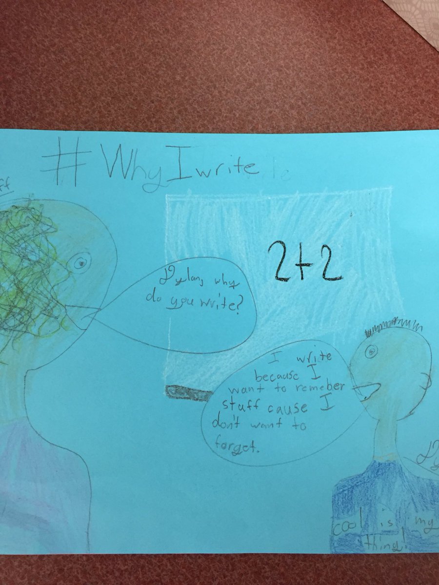 JolliffKathy's tweet photo. We love writing in 3rd grade!  #TobiasProud #whyIwrite https://t.co/Tqm4Nqv722