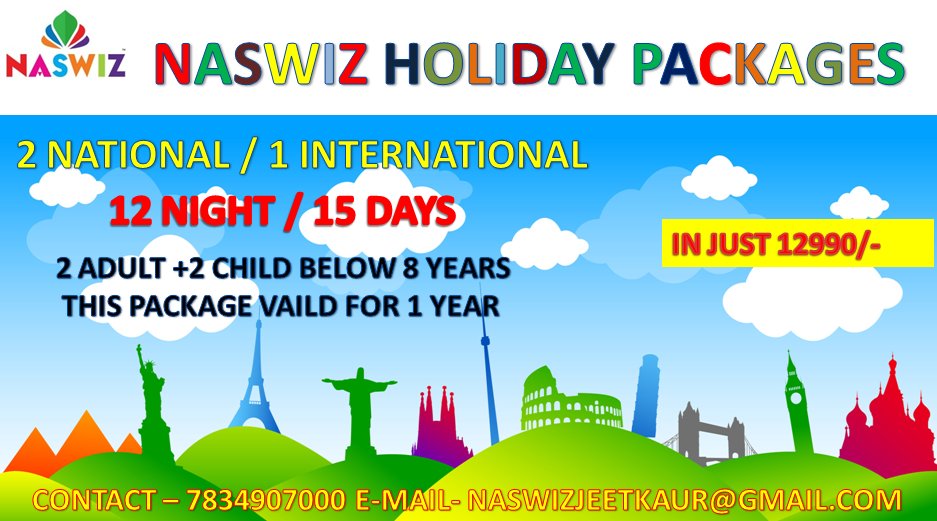 KaurNaswiz's tweet image. #Hotel #Room #HolidayPackages #InternationalHotelRoom #Vacations #Domestic #Naswiz #naswizHoliday #NaswizRetailPvtLtd